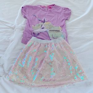 Hatley Girls skirt & top set